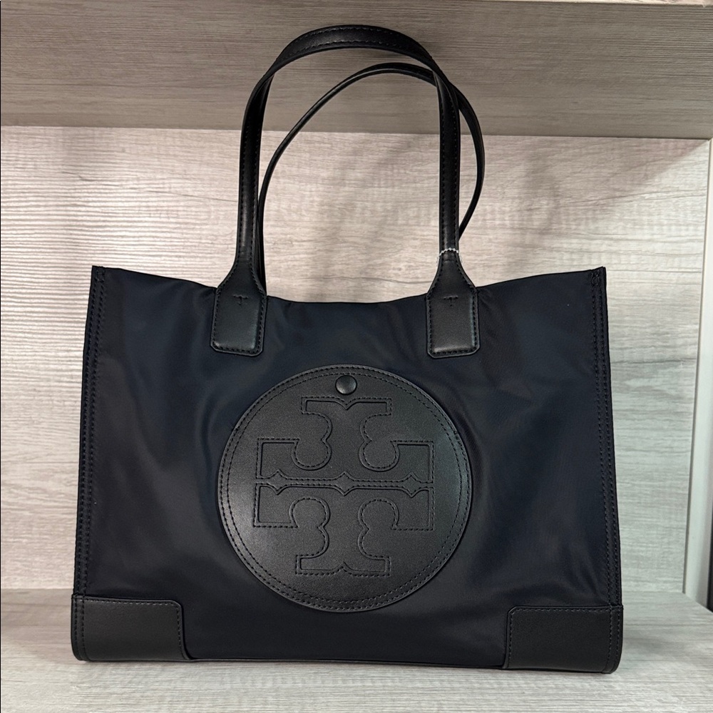 Tory Burch Small Ella Nylon Tote; Like New! - Picture 6 of 11